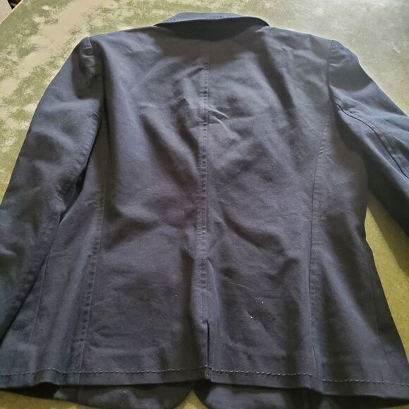 St John Sport blue 2 button jacket sz Medium - Picture 4 of 4